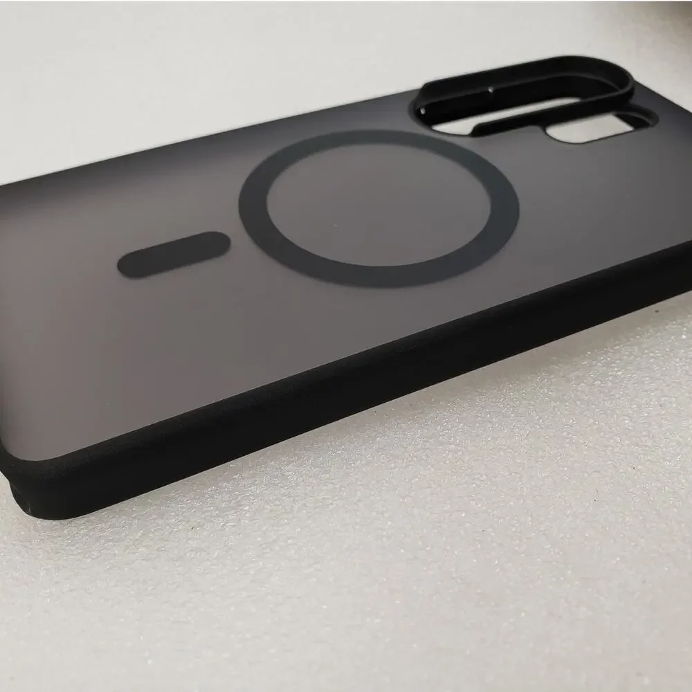 TOCOL Magnetic Case for Samsung Galaxy S26 Ultra - Black Translucent Cover